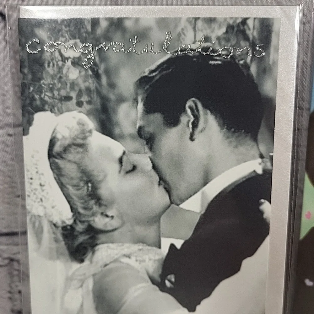 Congratulations Wedding Greeting Cards Retro Photos Lot Of 4 Sealed By Bikini